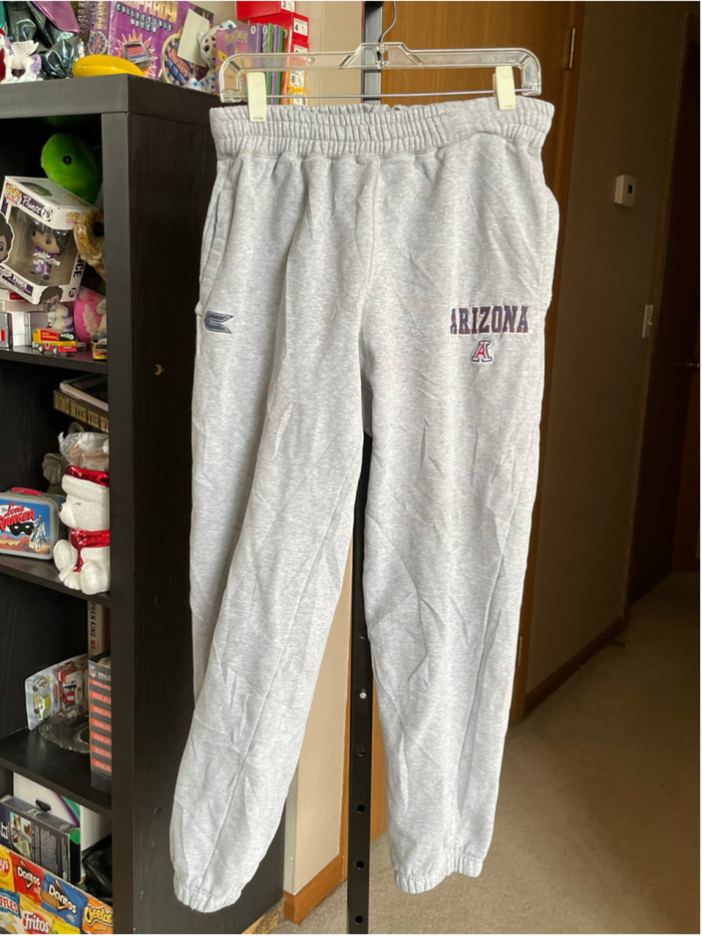 Men's Colosseum Arizona Gray Purple Sweatpants & Joggers M